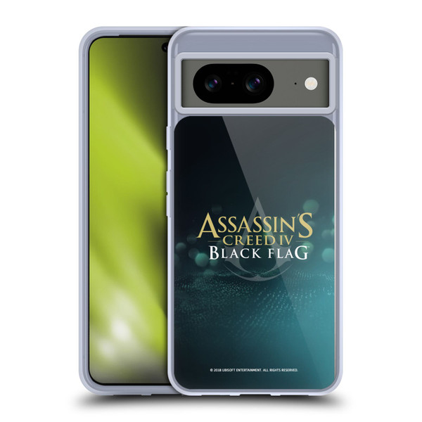 Assassin's Creed Black Flag Logos Gold And White Soft Gel Case for Google Pixel 8