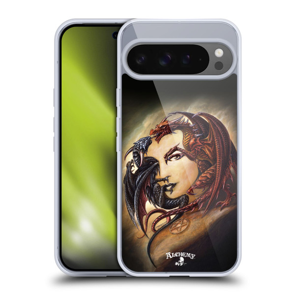 Alchemy Gothic Dragon Morgan Theomachia Soft Gel Case for Google Pixel 9 Pro XL