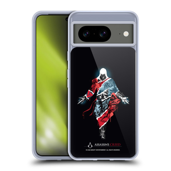 Assassin's Creed Legacy Character Artwork Double Exposure Soft Gel Case for Google Pixel 8
