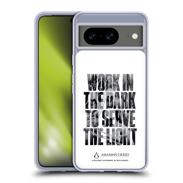 Assassin's Creed Legacy Typography Double Exposure Soft Gel Case for Google Pixel 8