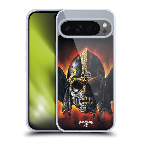 Alchemy Gothic Wing Ossa Raven Head Soft Gel Case for Google Pixel 9 Pro XL