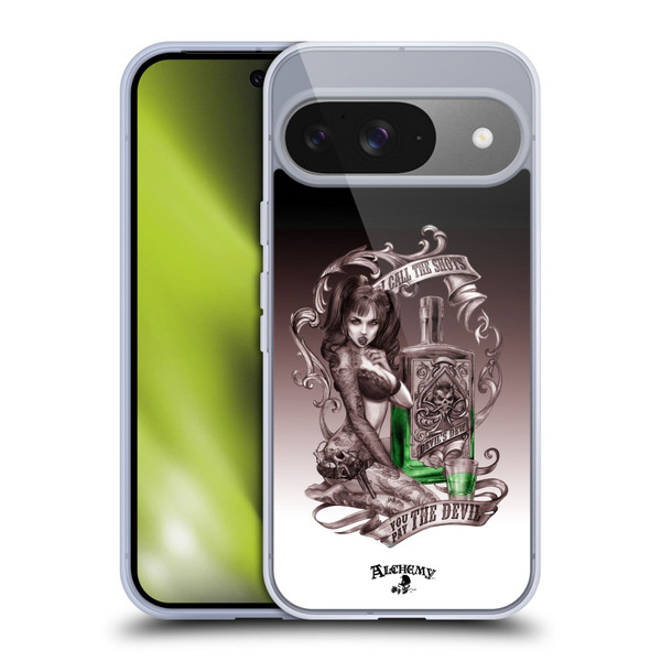 Alchemy Gothic Woman Devil's Green Dew Soft Gel Case for Google Pixel 9 / Pixel 9 Pro