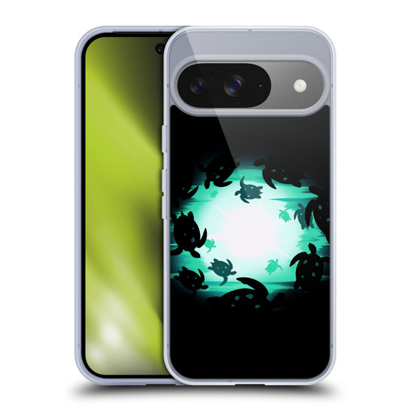 Alyn Spiller Animal Art Turtles Soft Gel Case for Google Pixel 9 / Pixel 9 Pro