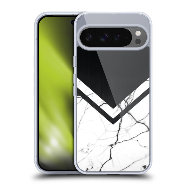 Alyn Spiller Marble Half Cut Soft Gel Case for Google Pixel 9 Pro XL