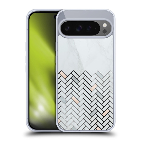 Alyn Spiller Marble Tile Soft Gel Case for Google Pixel 9 Pro XL