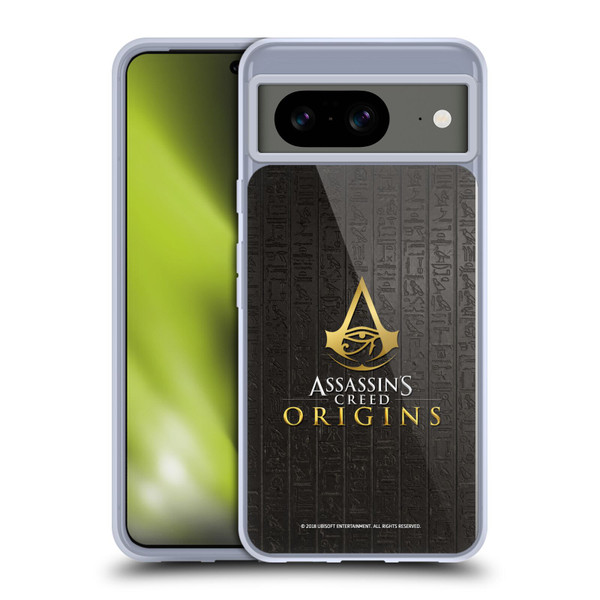 Assassin's Creed Origins Key Art Hieroglyphics Soft Gel Case for Google Pixel 8