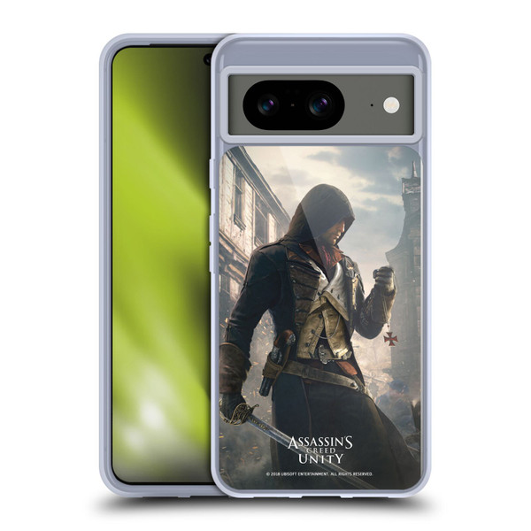Assassin's Creed Unity Key Art Arno Dorian Cross Soft Gel Case for Google Pixel 8