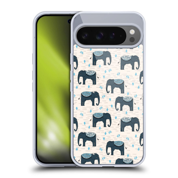 Andrea Lauren Design Animals Elephant Soft Gel Case for Google Pixel 9 Pro XL