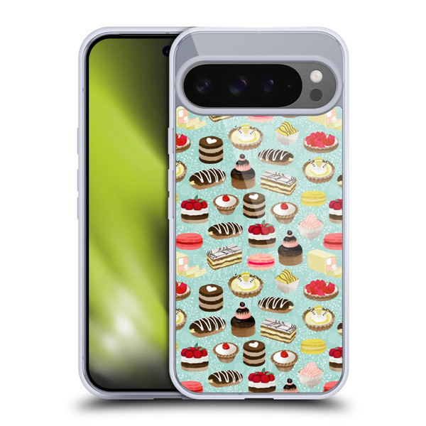 Andrea Lauren Design Food Pattern Desserts Soft Gel Case for Google Pixel 9 Pro XL