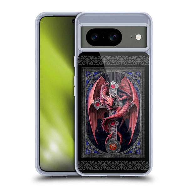Anne Stokes Tribal Gothic Guardian Soft Gel Case for Google Pixel 8