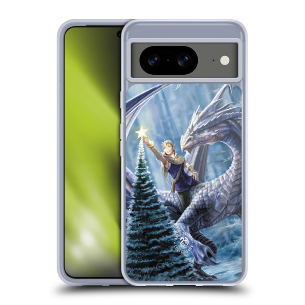 Anne Stokes Yule Winter Fantasy Soft Gel Case for Google Pixel 8