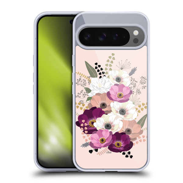 Anis Illustration Flowers Bouquet 1 Soft Gel Case for Google Pixel 9 Pro XL