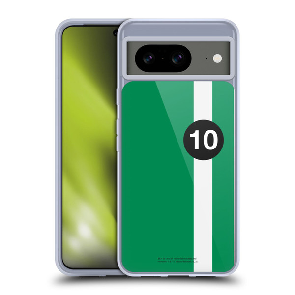 Ben 10: Alien Force Graphics Ben's Jacket Soft Gel Case for Google Pixel 8