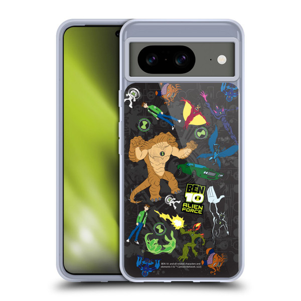 Ben 10: Alien Force Graphics Character Art Soft Gel Case for Google Pixel 8