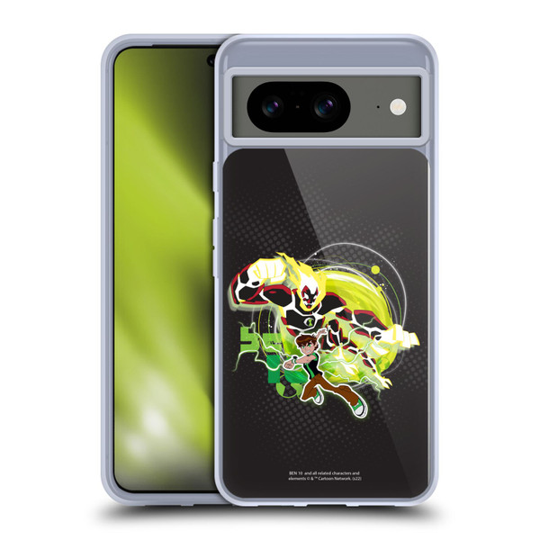 Ben 10: Omniverse Graphics Heatblast Soft Gel Case for Google Pixel 8