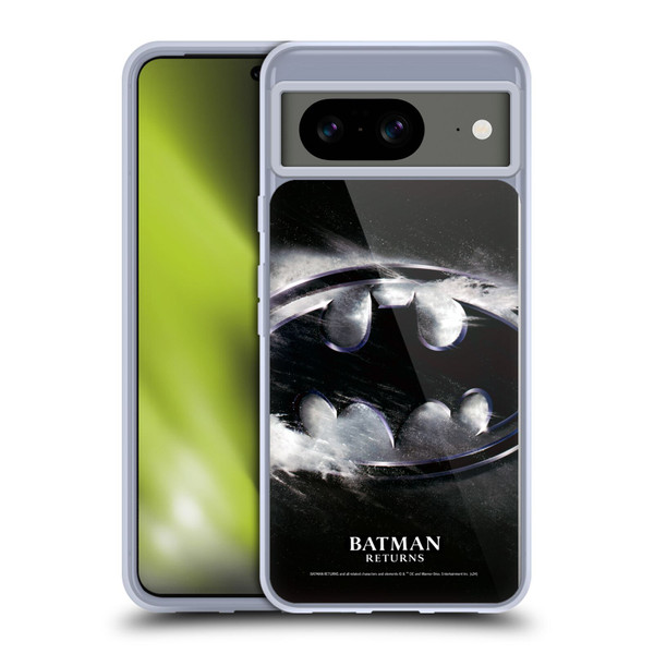 Batman Returns Key Art Oversized Logo Soft Gel Case for Google Pixel 8