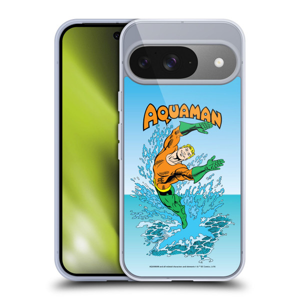 Aquaman DC Comics Fast Fashion Splash Soft Gel Case for Google Pixel 9 / Pixel 9 Pro
