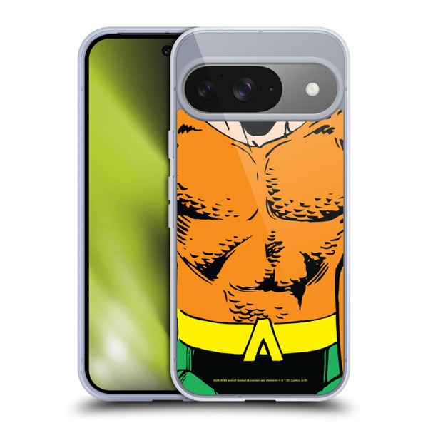 Aquaman DC Comics Logo Uniform Soft Gel Case for Google Pixel 9 / Pixel 9 Pro