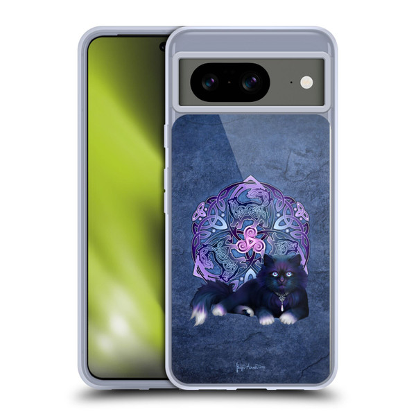 Brigid Ashwood Celtic Black Cat Soft Gel Case for Google Pixel 8
