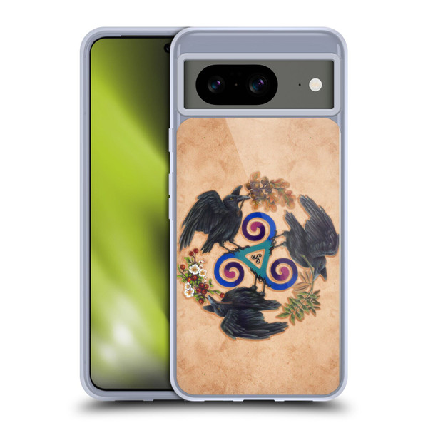 Brigid Ashwood Celtic Wisdom Raven Fey Soft Gel Case for Google Pixel 8