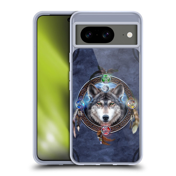 Brigid Ashwood Celtic Wisdom Wolf Guide Soft Gel Case for Google Pixel 8