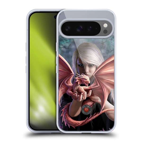 Anne Stokes Dragon Friendship Dragonkin Soft Gel Case for Google Pixel 9 Pro XL