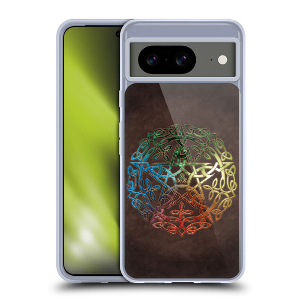 Brigid Ashwood Sacred Symbols Element Pentacle Soft Gel Case for Google Pixel 8