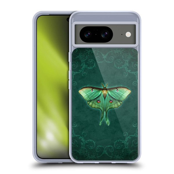 Brigid Ashwood Winged Things Luna Moth Soft Gel Case for Google Pixel 8
