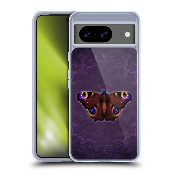 Brigid Ashwood Winged Things Peacock Butterfly Soft Gel Case for Google Pixel 8