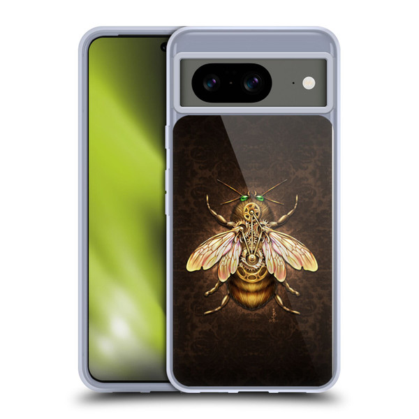 Brigid Ashwood Winged Things Steampunk Bee Soft Gel Case for Google Pixel 8