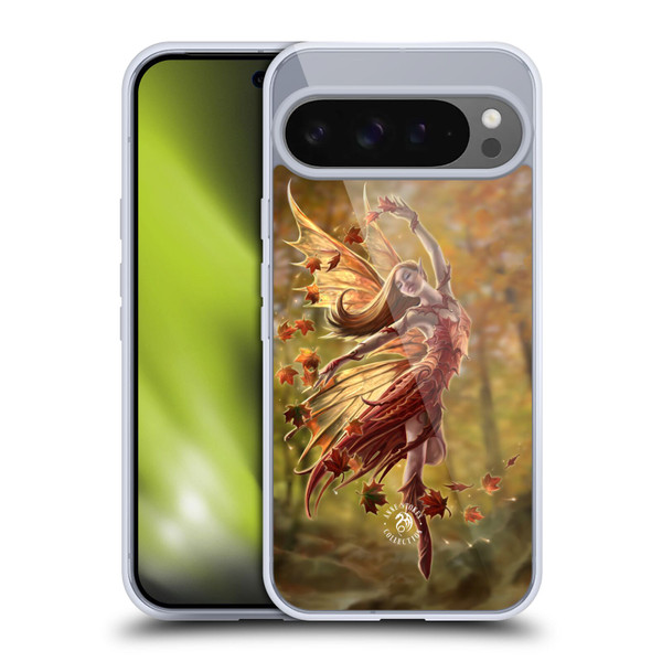 Anne Stokes Fairies Autumn Soft Gel Case for Google Pixel 9 Pro XL