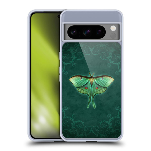 Brigid Ashwood Winged Things Luna Moth Soft Gel Case for Google Pixel 8 Pro