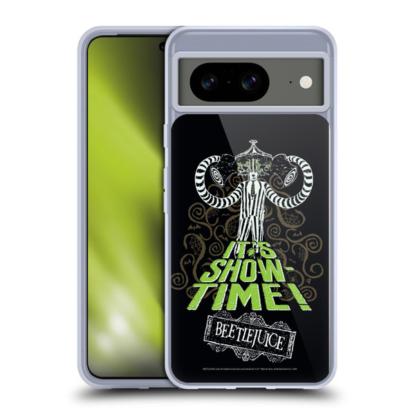 Beetlejuice Graphics Show Time Soft Gel Case for Google Pixel 8