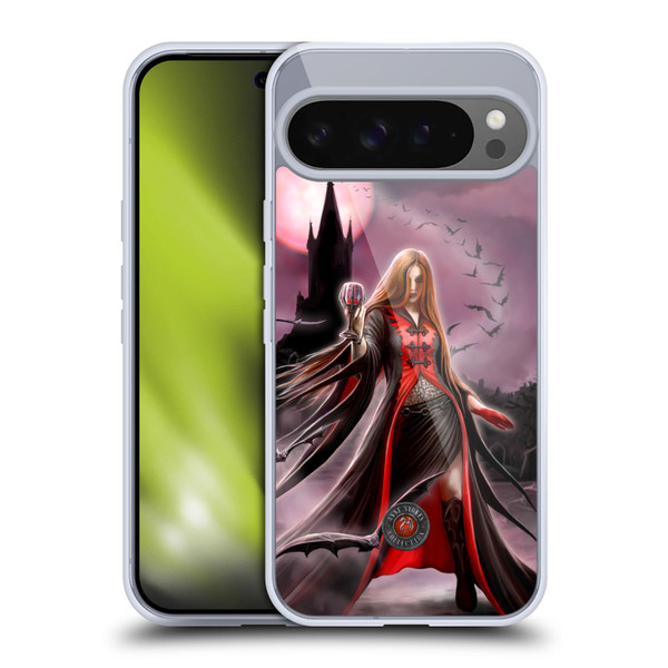 Anne Stokes Gothic Blood Moon Soft Gel Case for Google Pixel 9 Pro XL