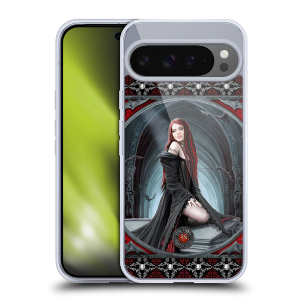 Anne Stokes Gothic Await The Night Soft Gel Case for Google Pixel 9 Pro XL