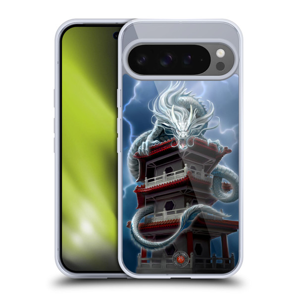 Anne Stokes Guardian Dragons The Tower Soft Gel Case for Google Pixel 9 Pro XL