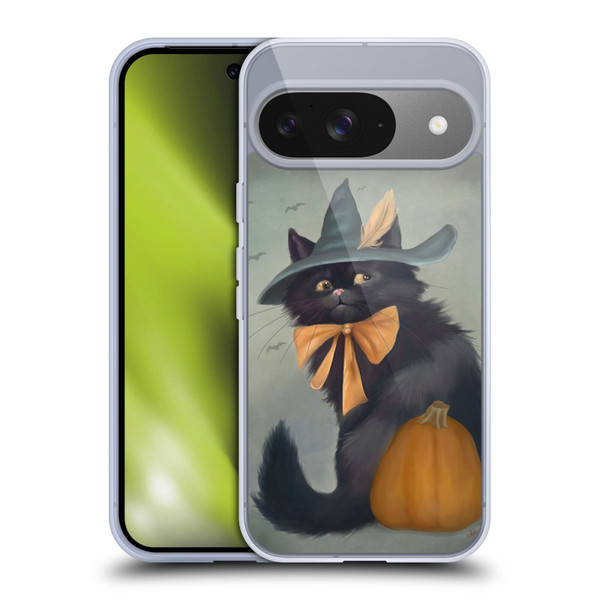 Ash Evans Black Cats 2 Halloween Pumpkin Soft Gel Case for Google Pixel 9 / Pixel 9 Pro