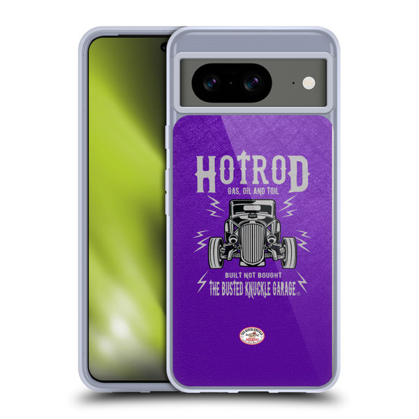 Busted Knuckle Garage Graphics Hot Rod Soft Gel Case for Google Pixel 8