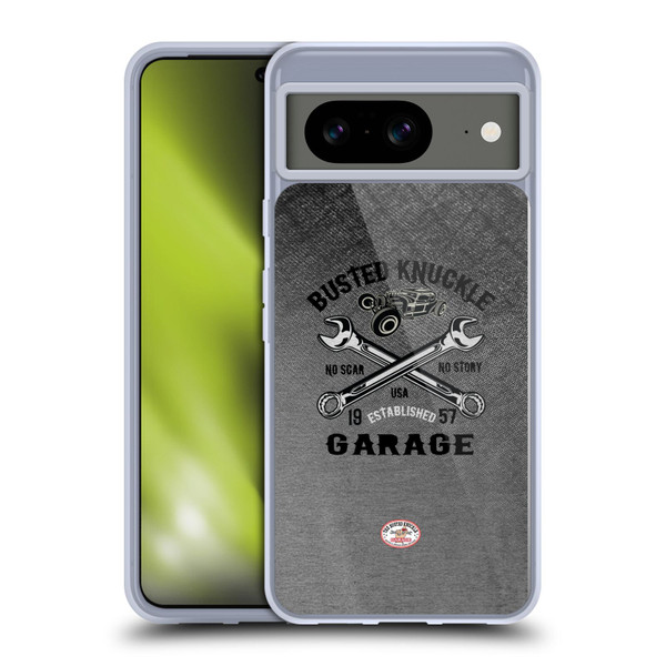 Busted Knuckle Garage Graphics No Scar Soft Gel Case for Google Pixel 8