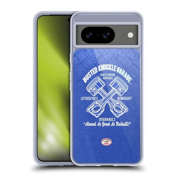 Busted Knuckle Garage Graphics Overhauls Soft Gel Case for Google Pixel 8