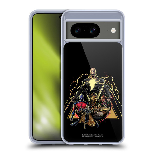 Black Adam Graphics Group Soft Gel Case for Google Pixel 8
