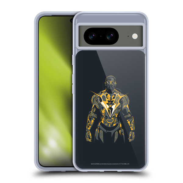 Black Lightning Key Art Black Lightning Soft Gel Case for Google Pixel 8