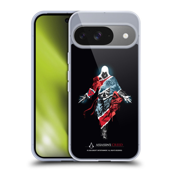 Assassin's Creed Legacy Character Artwork Double Exposure Soft Gel Case for Google Pixel 9 / Pixel 9 Pro