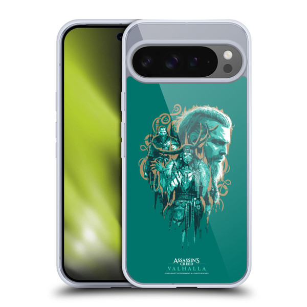 Assassin's Creed Valhalla Compositions And Patterns Volva Soft Gel Case for Google Pixel 9 Pro XL