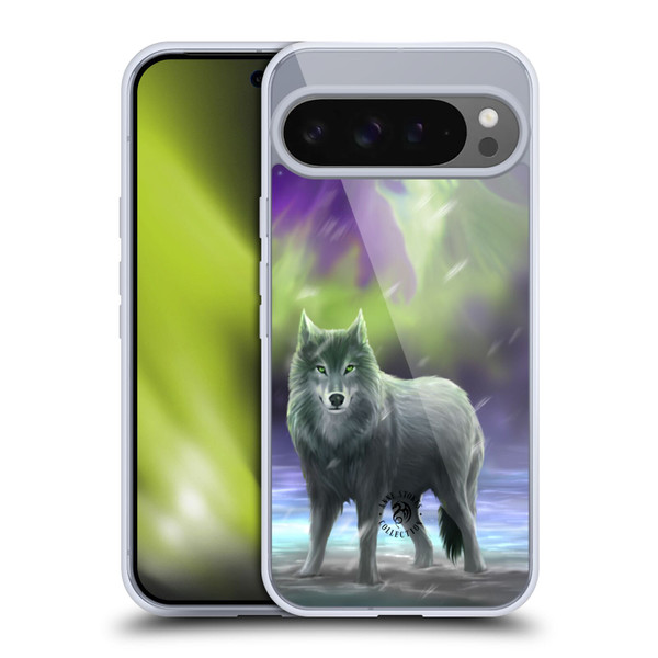 Anne Stokes Wolves Aura Soft Gel Case for Google Pixel 9 Pro XL
