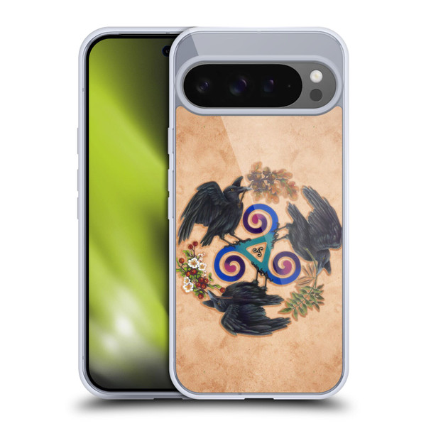 Brigid Ashwood Celtic Wisdom Raven Fey Soft Gel Case for Google Pixel 9 Pro XL