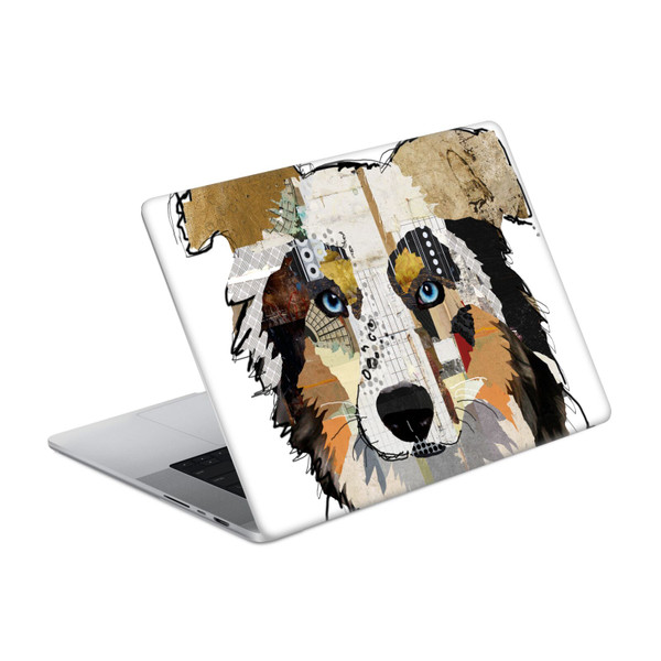 Michel Keck Dogs 3 Australian Shepherd Vinyl Sticker Skin Decal Cover for Apple MacBook Pro 16" A2485
