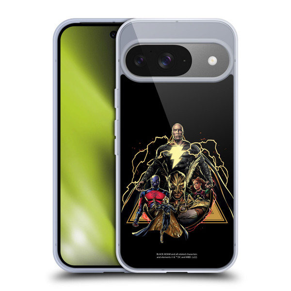 Black Adam Graphics Group Soft Gel Case for Google Pixel 9 / Pixel 9 Pro