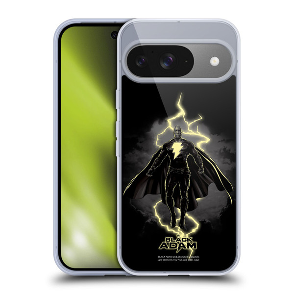 Black Adam Graphics Lightning Soft Gel Case for Google Pixel 9 / Pixel 9 Pro