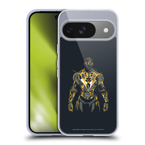 Black Lightning Key Art Black Lightning Soft Gel Case for Google Pixel 9 / Pixel 9 Pro